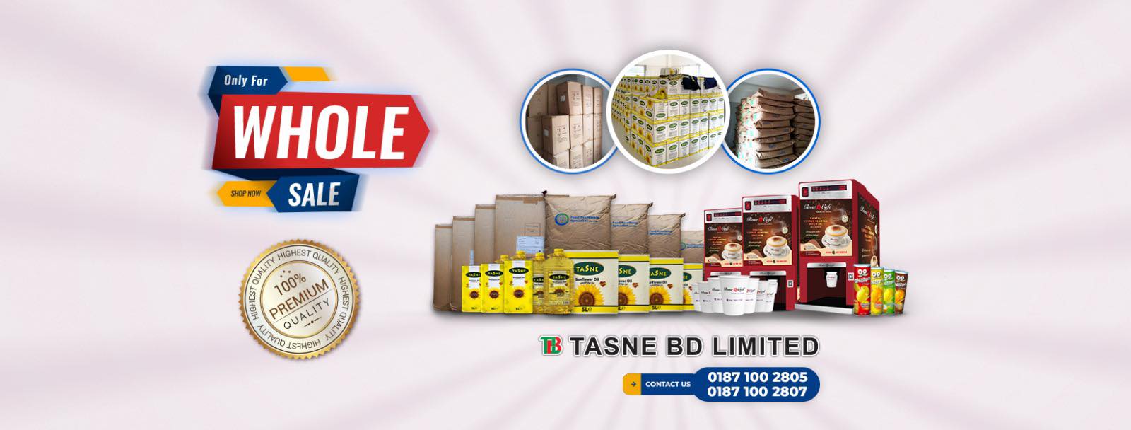 TASNE Wholesale Banner